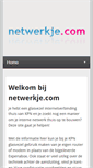Mobile Screenshot of netwerkje.com
